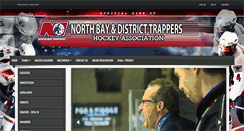 Desktop Screenshot of northbaytrappers.ca